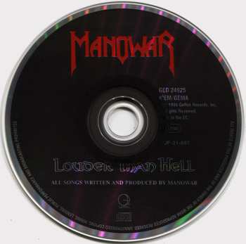 CD Manowar: Louder Than Hell