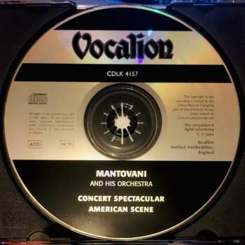CD Mantovani And His Orchestra: Concert Spectacular • American Scene