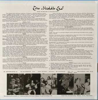 LP Lloyd Miller: The Middle East (Three Modes Played On Tar)