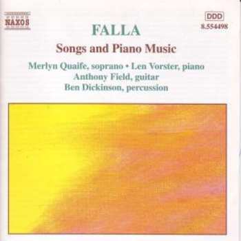 Album Manuel de Falla: Songs And Piano Music
