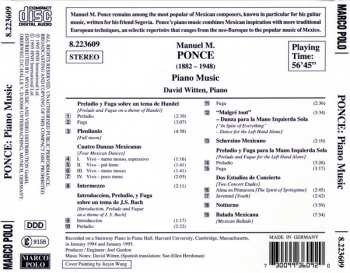 CD Manuel María Ponce Cuéllar: Piano Music