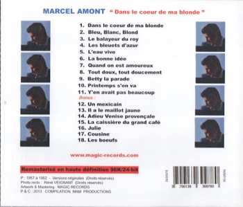 CD Marcel Amont: Dans Le Coeur De Ma Blonde