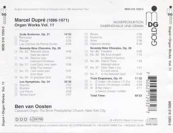 CD Marcel Dupré: Organ Works Vol. 11