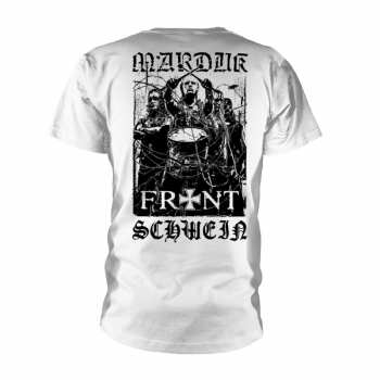 Mercancía Marduk: Tričko Frontschwein (white) XXXL