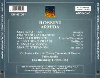 2CD Maria Callas: Armida (Live Recording: Firenze, 1952)