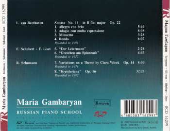 CD Maria Gambaryan: Beethoven • Schumann • Schubert • Liszt