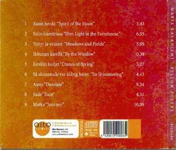 CD Maria Kalaniemi: Bellow Poetry DIGI
