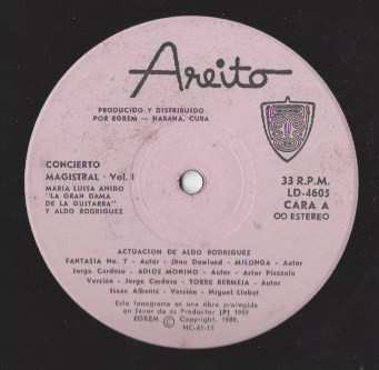 2LP María Luisa Anido: Concierto Magistral