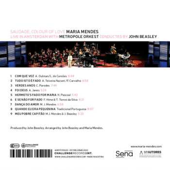 CD Metropole Orchestra: Saudade, Colour Of Love