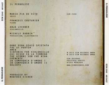 CD Anja Lechner: Il Pergolese