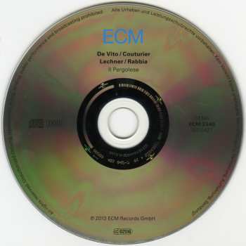 CD Anja Lechner: Il Pergolese