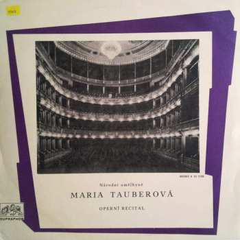 LP Mária Tauberová: Operní Recitál