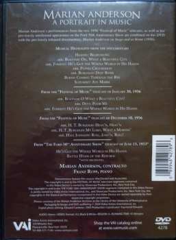 DVD Marian Anderson: A Portrait In Music