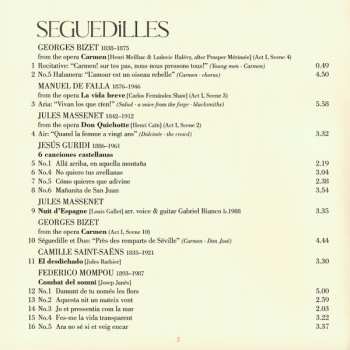 CD Orchestre National Du Capitole De Toulouse: Séguedilles