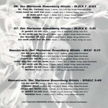 CD Marianne Rosenberg: Der Marianne Rosenberg Hitmix (Das Original!)
