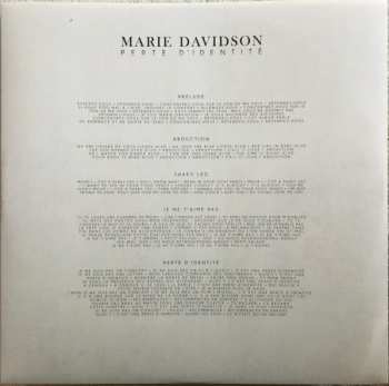 LP Marie Davidson: Perte D'Identité