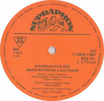 LP Marie Rottrová: Divadélko Pod Věží