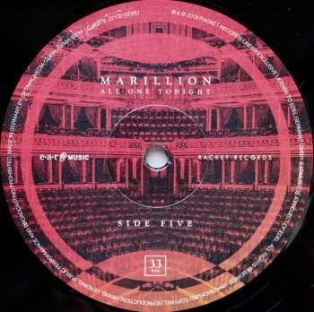 4LP Marillion: All One Tonight (Live At The Royal Albert Hall) LTD