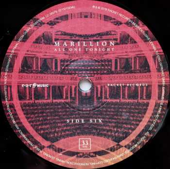 4LP Marillion: All One Tonight (Live At The Royal Albert Hall) LTD