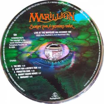 4CD/Blu-ray Marillion: Script For A Jester's Tear DLX | LTD