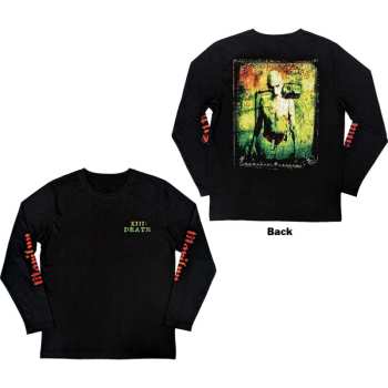 Mercancía Marilyn Manson: Marilyn Manson Unisex Long Sleeve T-shirt: Death (back & Sleeve Print) (small) S