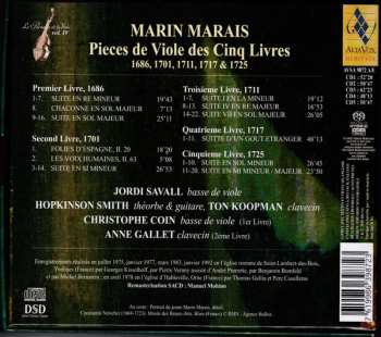 Caja/5SACD Christophe Coin: Pièces De Viole Des Cinq Livres (1686 - 1725)