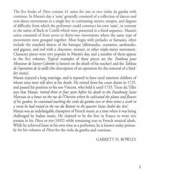 CD Marin Marais: Suites Pour Viole De Gambe Et Basse Continue