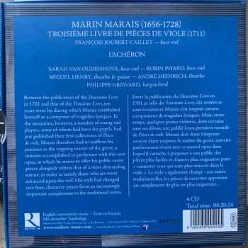 4CD/Caja Marin Marais: Troisième livre de pièces de viole