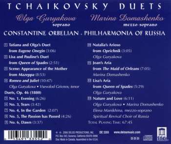 CD Marina Domashenko: Tchaikovsky Duets