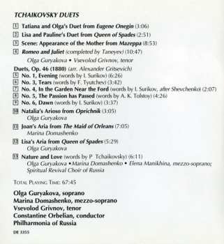 CD Marina Domashenko: Tchaikovsky Duets