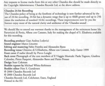 CD Biagio Marini: Affetti Musicali