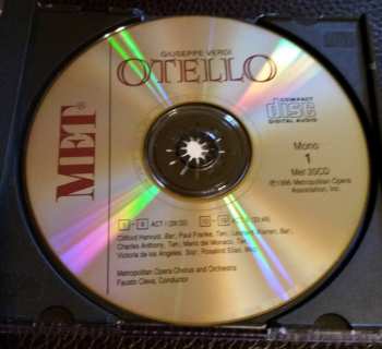 2CD Giuseppe Verdi: Otello - Metropolitan Opera Historic Broadcast Recording March 8, 1958