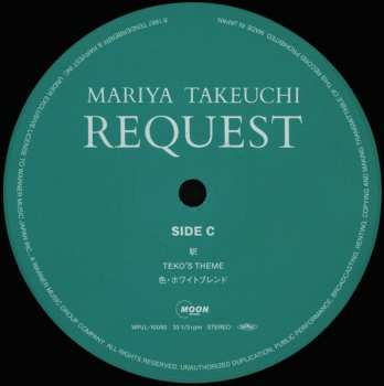 2LP Mariya Takeuchi: Request = リクエスト (30th Anniversary Edition) LTD