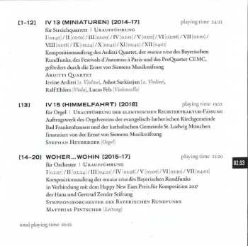 CD Mark Andre: #37 | Miniaturen / Himmelfahrt / Woher...wohin
