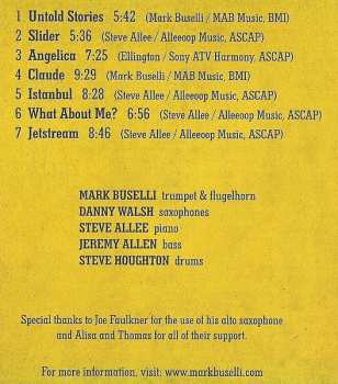 CD Mark Buselli: Untold Stories