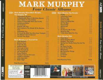 CD Mark Murphy: Four classic albums (Meet Mark Murphy…The Singing M / Let Yourself Go / Hip Parade / Rah) (2cd)