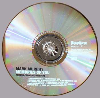 CD Mark Murphy: Memories Of You: Remembering Joe Williams 