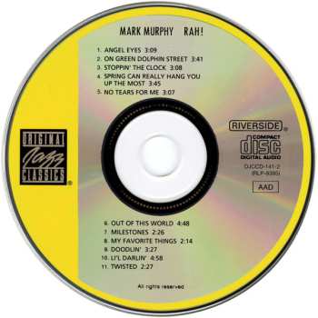 CD Mark Murphy: Rah!