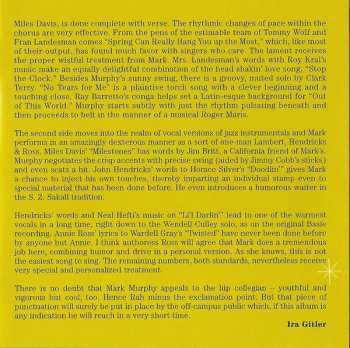 CD Mark Murphy: Rah / Hip Parade