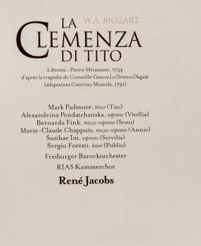 2CD/Caja Wolfgang Amadeus Mozart: La Clemenza Di Tito