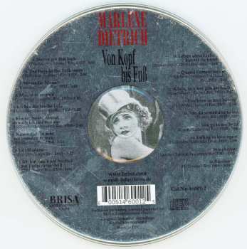 CD Marlene Dietrich: Von Kopf Bis Fuß