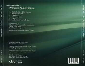 CD Marsen Jules Trio: Présence Acousmatique
