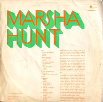 LP Marsha Hunt: Marsha Hunt