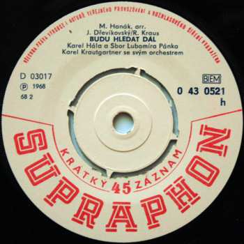 SP Marta Kubišová: Cesta / Budu Hledat Dál