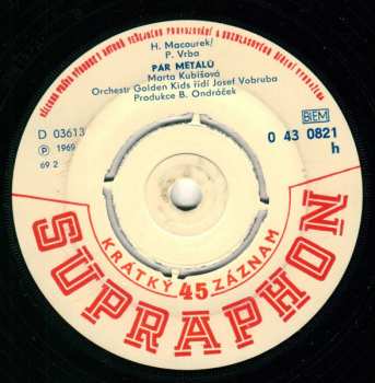 Album Marta Kubišová: Pár Metálů / Svlíkám Lásku