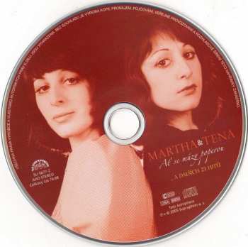 CD Martha A Tena Elefteriadu: Ať Se Múzy Poperou ... A Dalších 23 Hitů