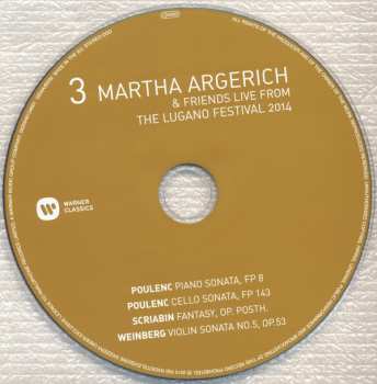 3CD/Caja Martha Argerich And Friends: Live From Lugano 2014
