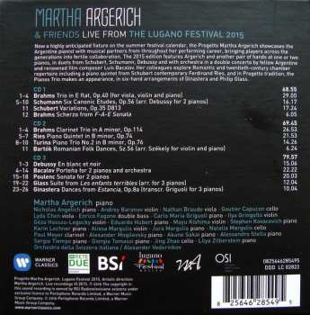 3CD/Caja Martha Argerich And Friends: Live From Lugano 2015