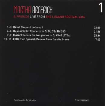 3CD/Caja Martha Argerich And Friends: Live From Lugano 2016