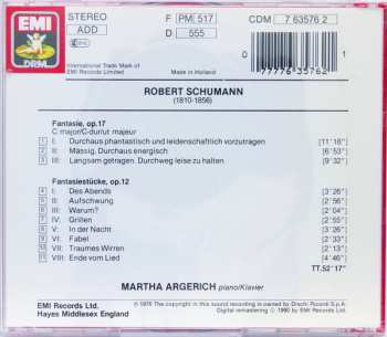 CD Robert Schumann: Fantasiestücke Op. 12 / Fantasie Op. 17